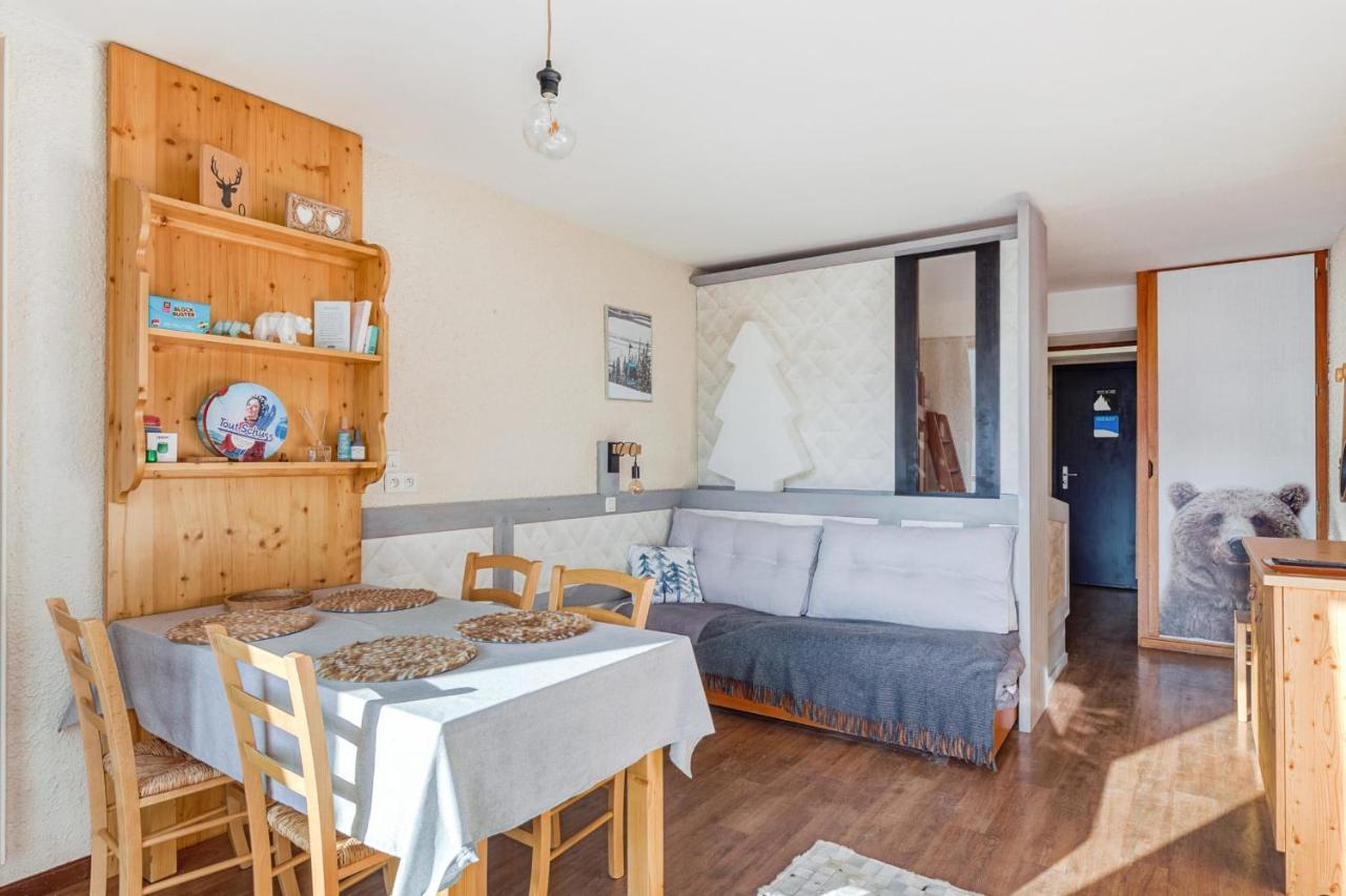 Sunny Studio With Balcony Clusaz Zewnętrze zdjęcie